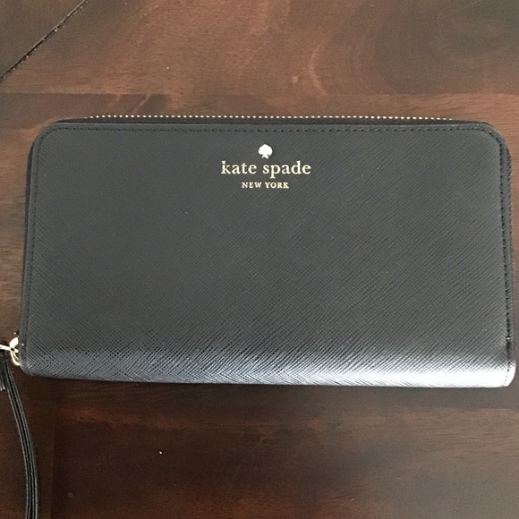Other - Kate Spade Navy Blue Wallet